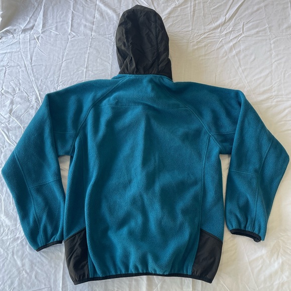 Palace Polartec Fleece Hooded Full Zip Blue Size Small - Picture 4 of 8